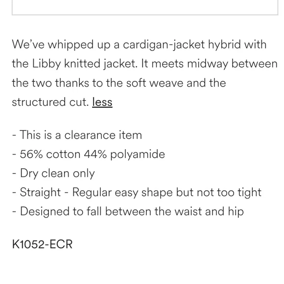 Boden White Cardigan with Rainbow Trim - Picture 6 of 6